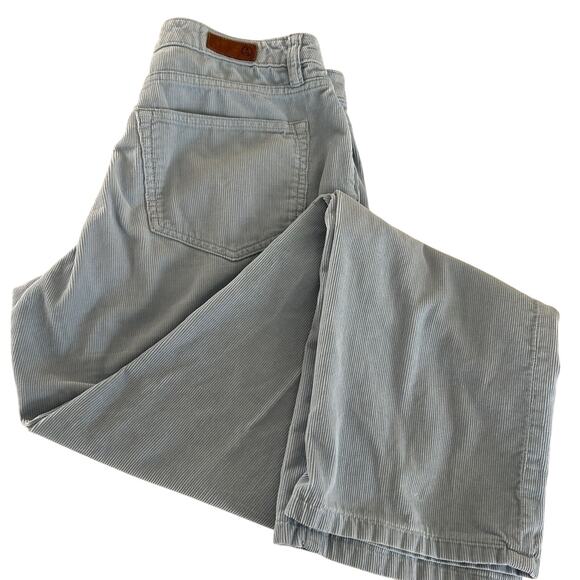 Lands’ End Pants Women’s SZ 6 Blue Corduroy Straight Leg Classic Mid Rise - Picture 5 of 12